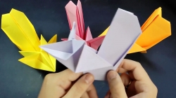 کاردستی با کاغذ رنگی برای کودکان و پیش دبستانی ها